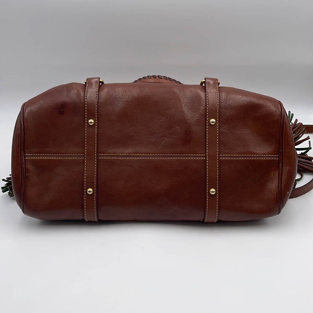 DOONEY & BOURKE Florentine Large Satchel Chestnut Brown Serial #J3856550 - Picture 6 of 16